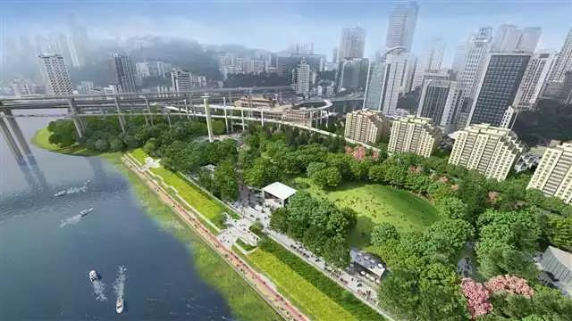 长滨路珊瑚公园片区,九滨路九龙外滩公园,南滨路雅巴洞湿地公园,二塘